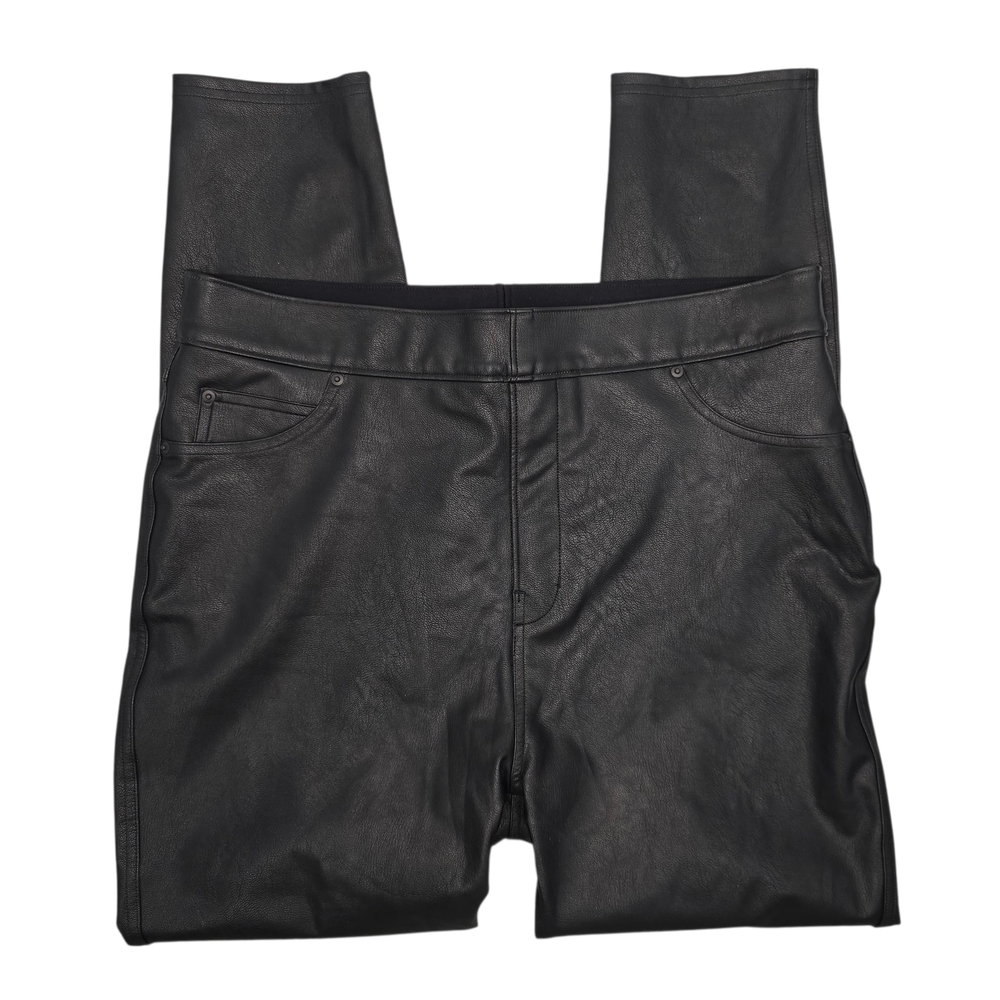 SPANX Black Faux Leather Pants